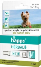 HAPPS-HERBAL-KROPLE D/MAŁYCH PSÓW(5-10kg